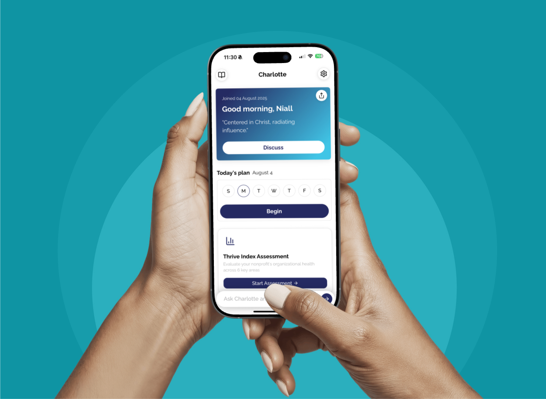 Charlotte App Interface
